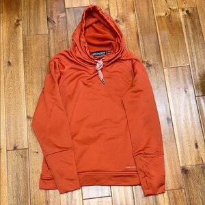 Grundens Women’s Hoodie in Vibrant Orange